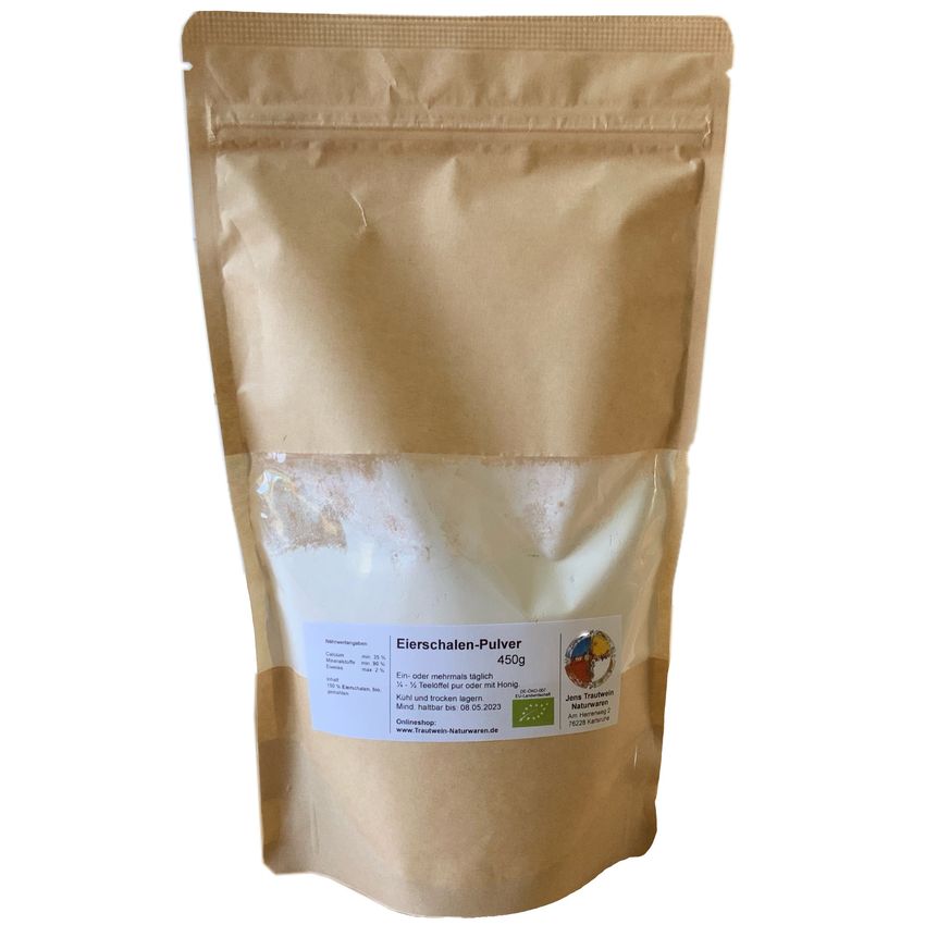 Eierschalenpulver Bio, 450 g