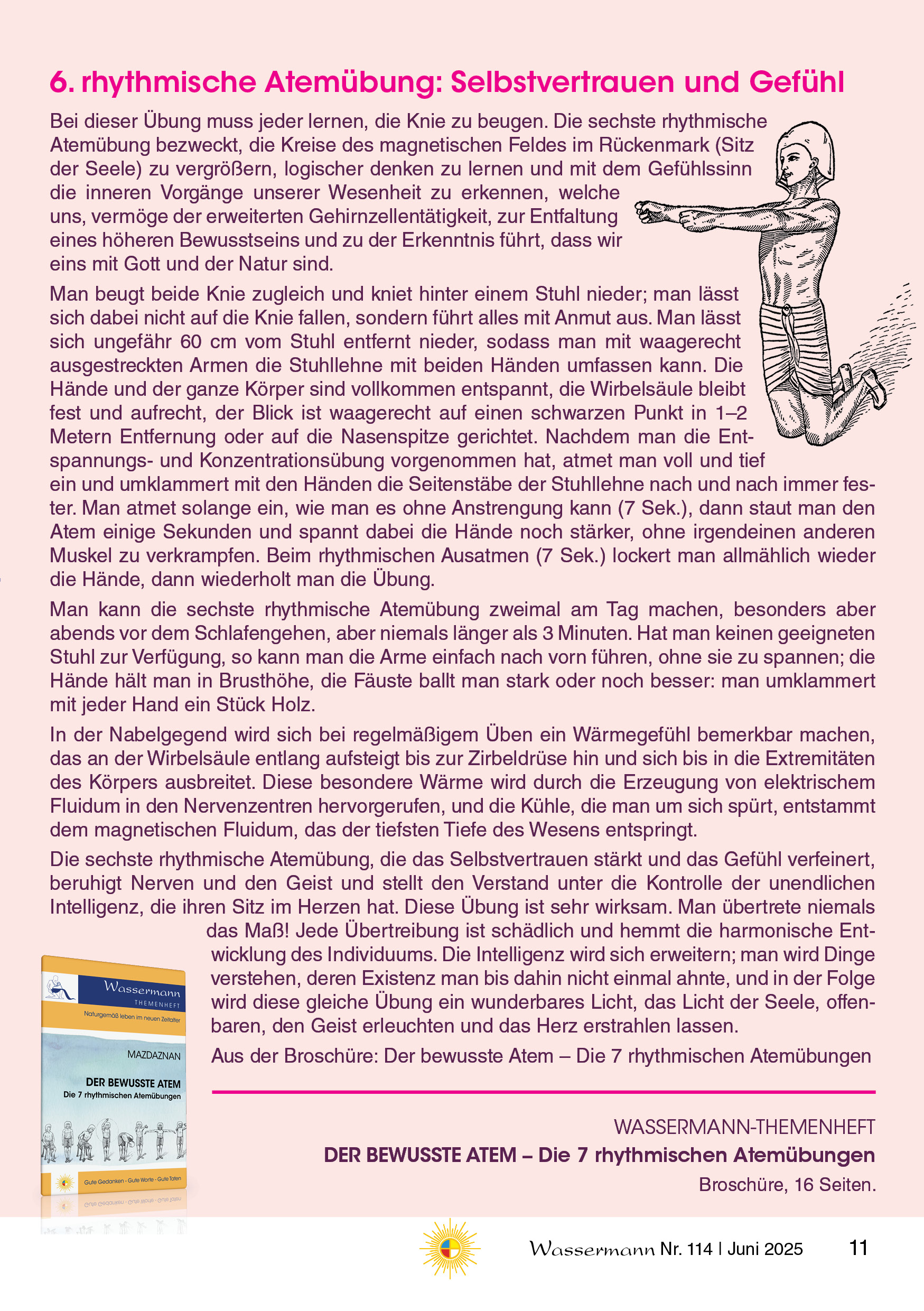 Wassermann Nr. 114: Terpentinöl, Schwarzkümmelöl, 6. rhythmische Atemübung, Klima-Fakten (6), Nein zur WHO, Lebenskunde