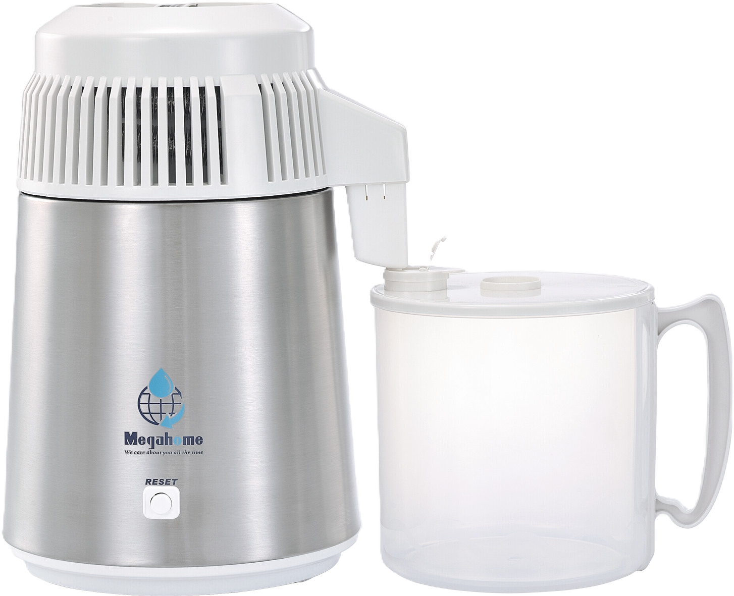 Megahome Wasserdestiller m. PP-Kunststoffkanne - TÜV GS geprüft!