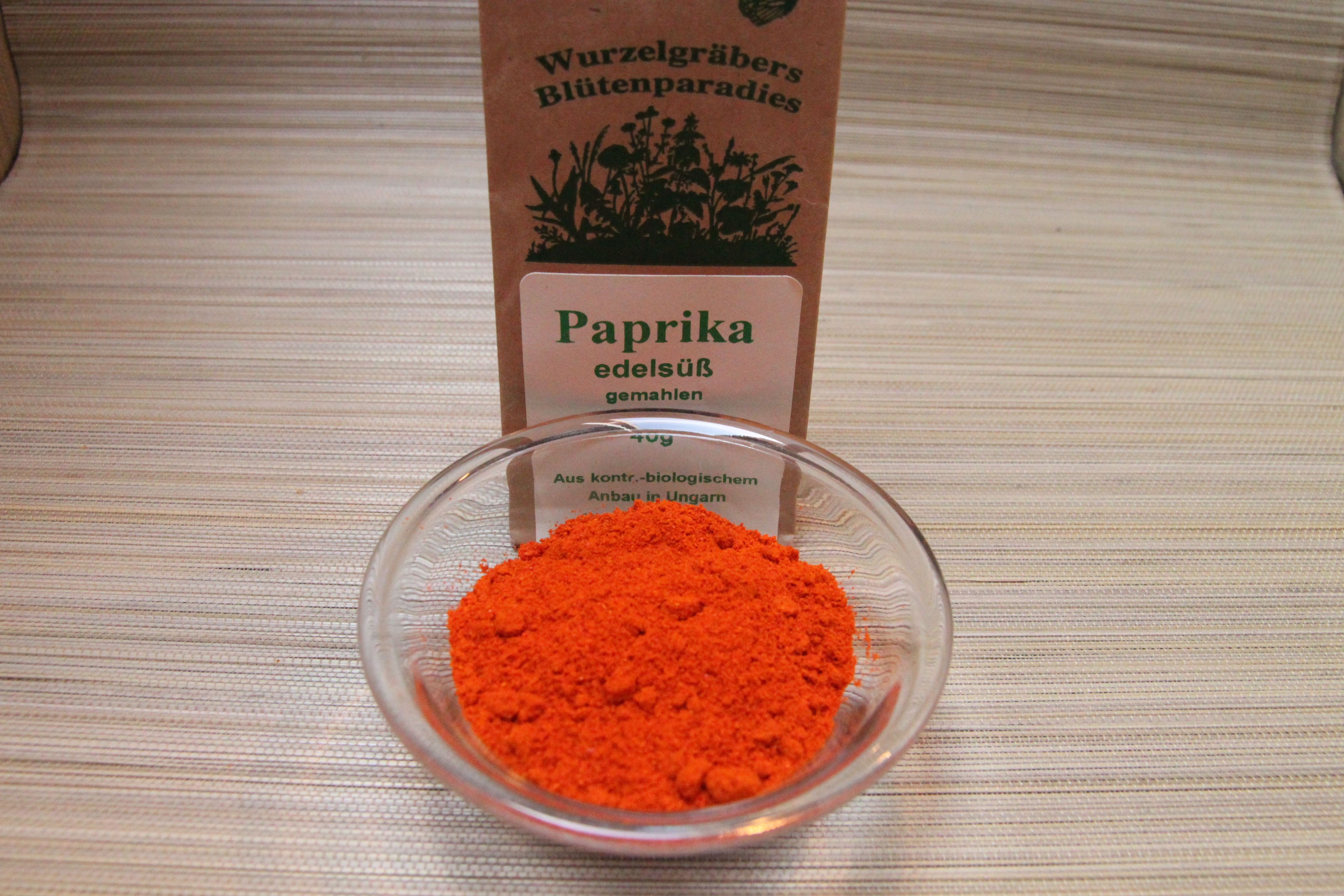 Paprika BIO, 40 g, edelsüß, gemahlen