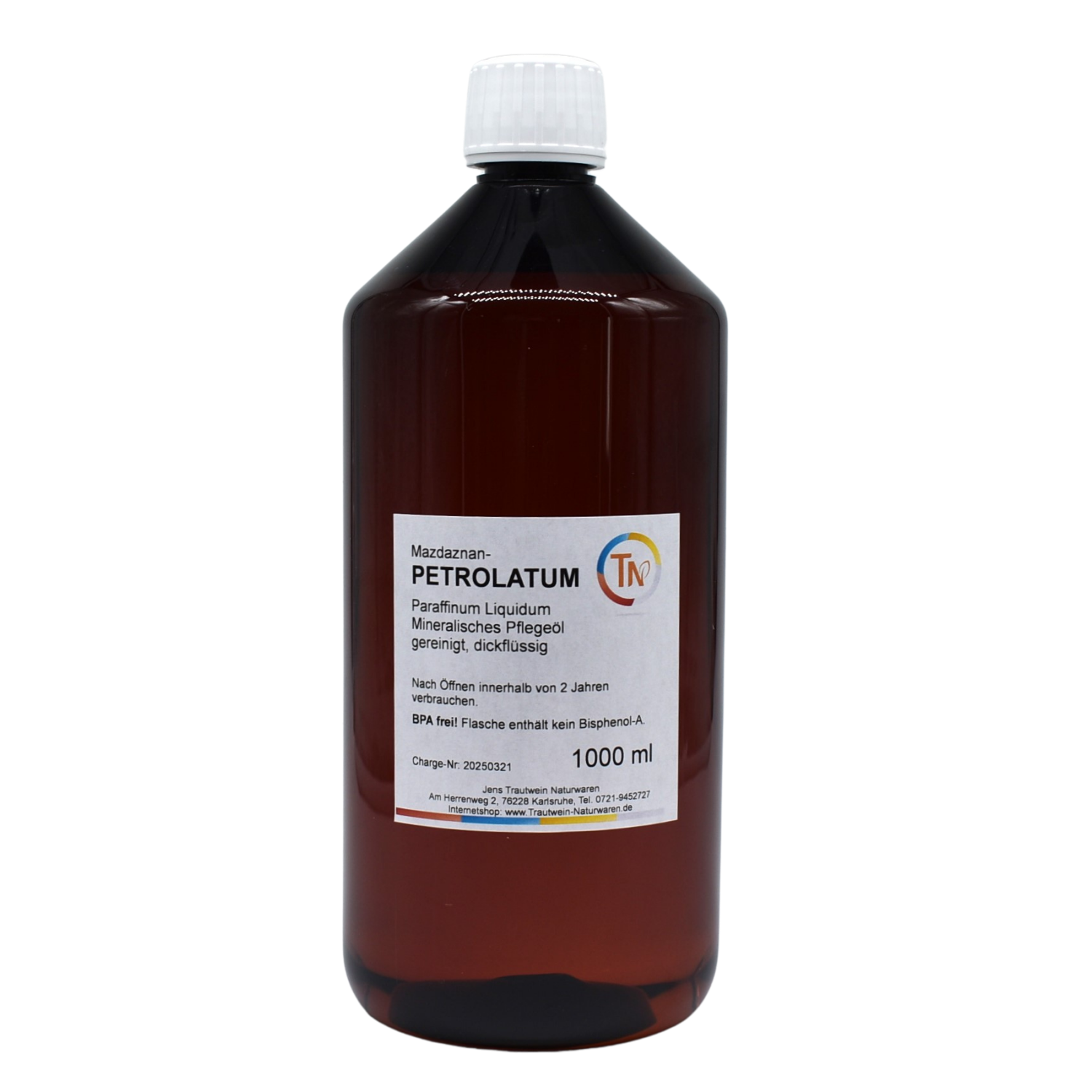 Petrolatum, 1 L, gereinigtes, dickflüssiges Mineralöl