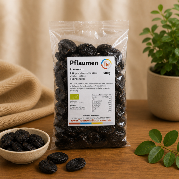 Pflaumen BIO, 500 g, ohne Stein
