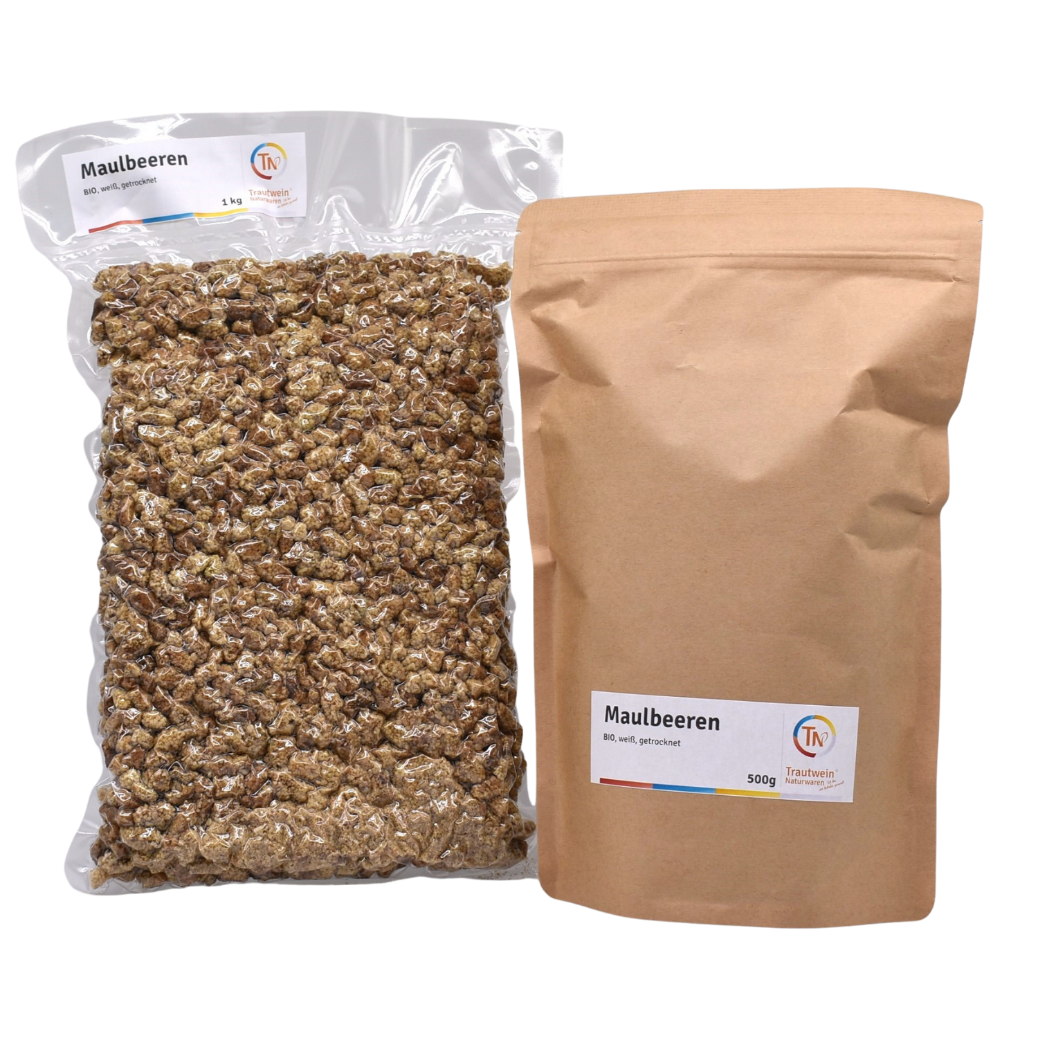 Maulbeeren weiß, 1 kg, getrocknet,  Premium-Rohkostqualität BIO, ungeschwefelt