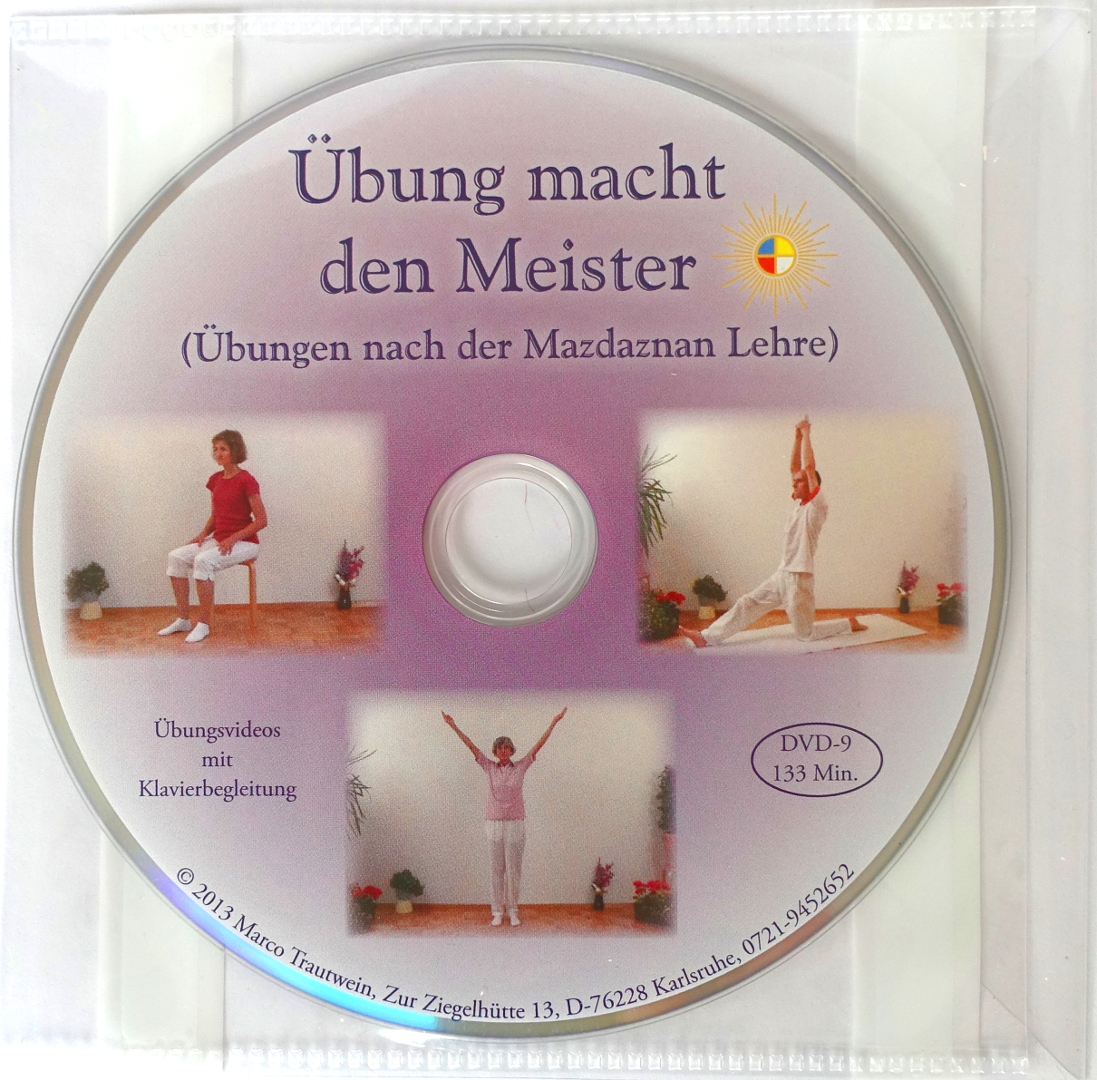 Übung macht den Meister, DVD-Video, Mazdaznan Übungen + Textheft
