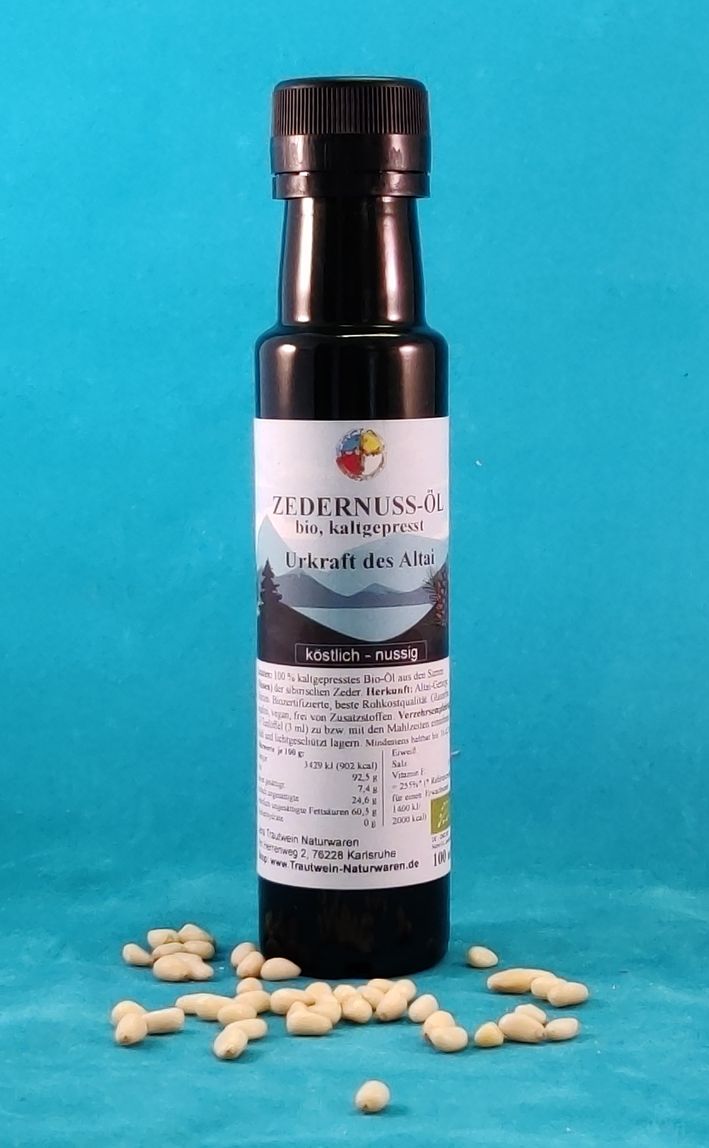 Zedernuss-Öl BIO, 100ml