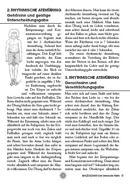 Der bewußte Atem, Broschüre