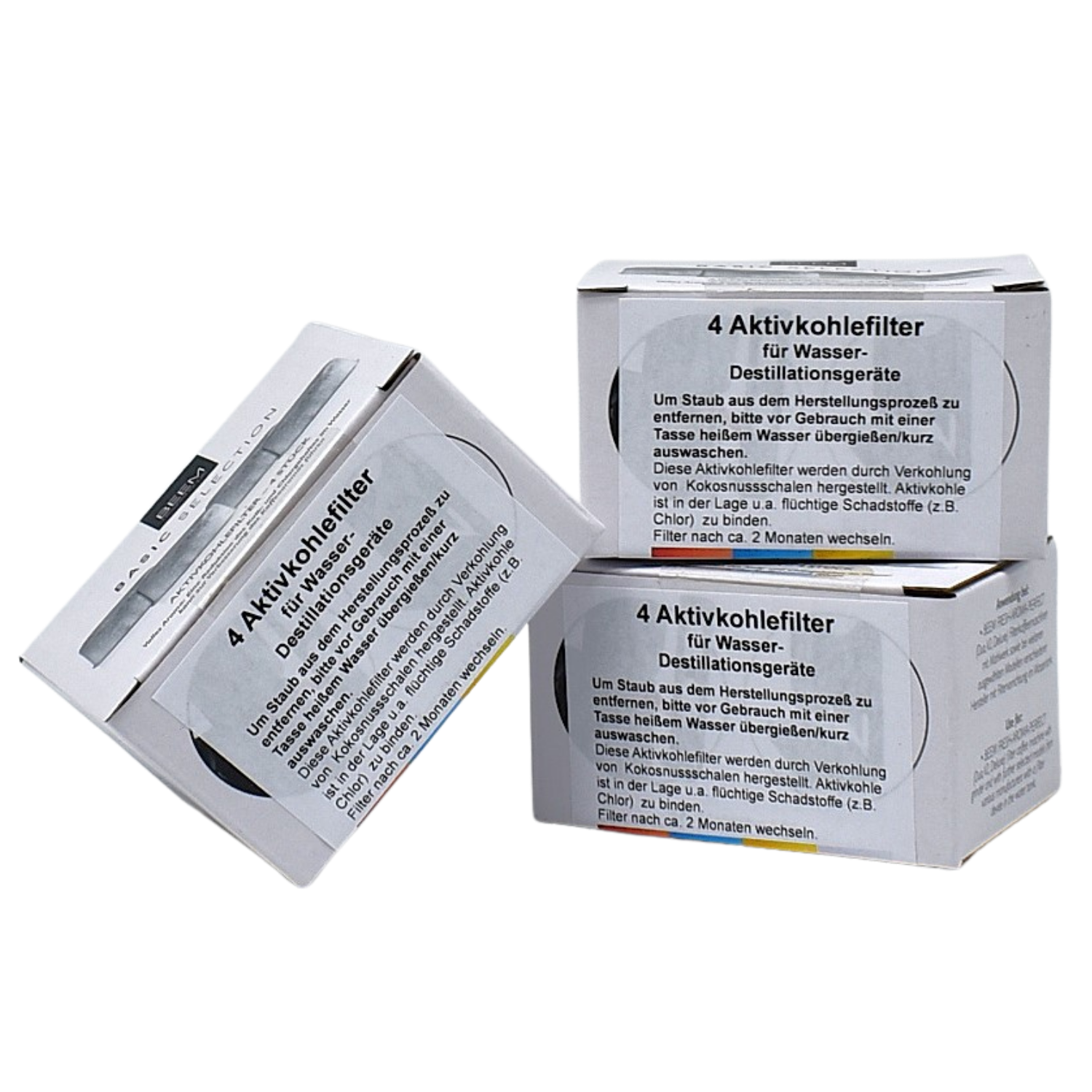 Filter, 4er Pack für Wasserdestiller