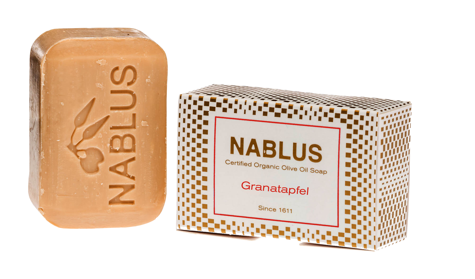 Nablus reine Olivenöl-Seife GRANATAPFEL