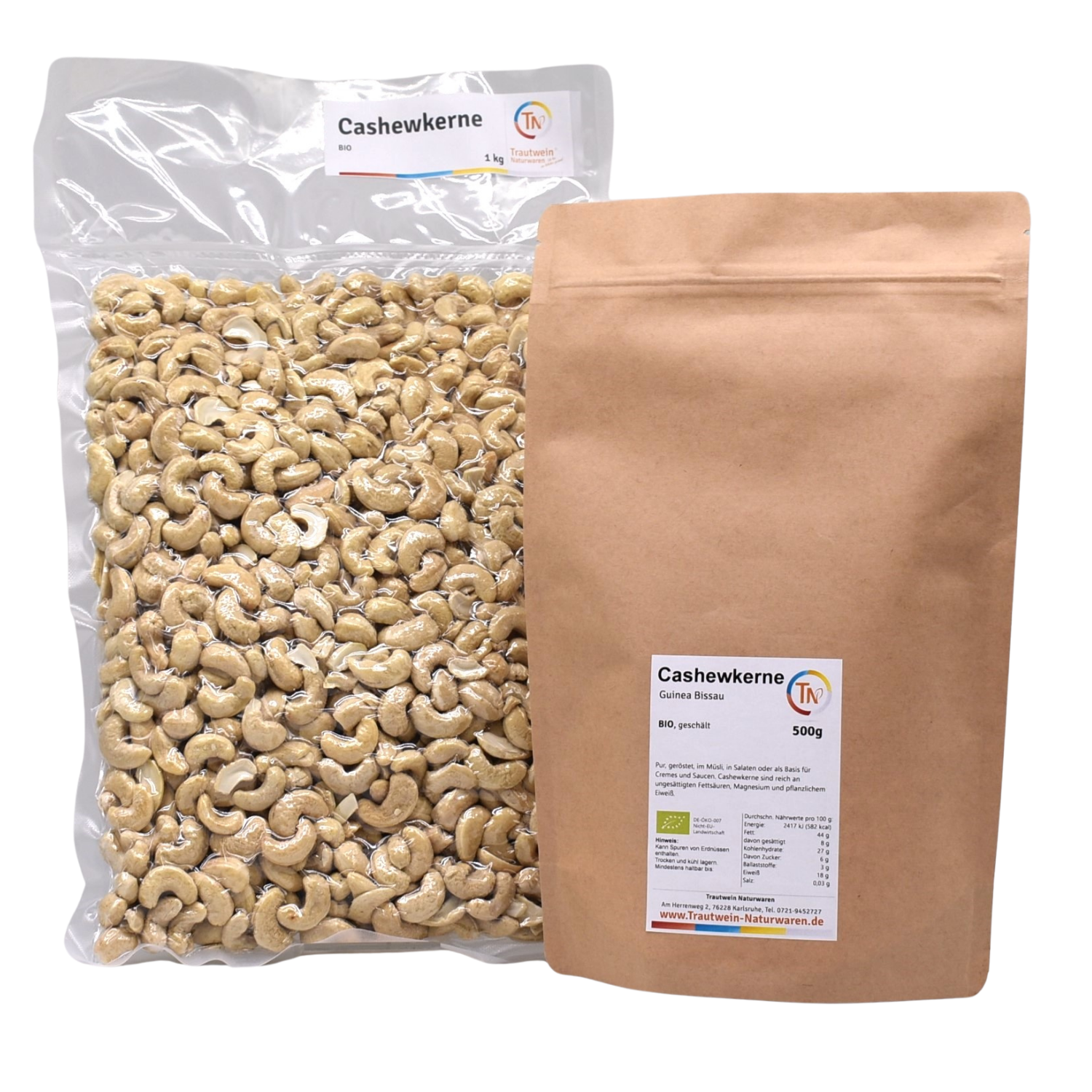 Cashewkerne BIO, 500 g, ganz