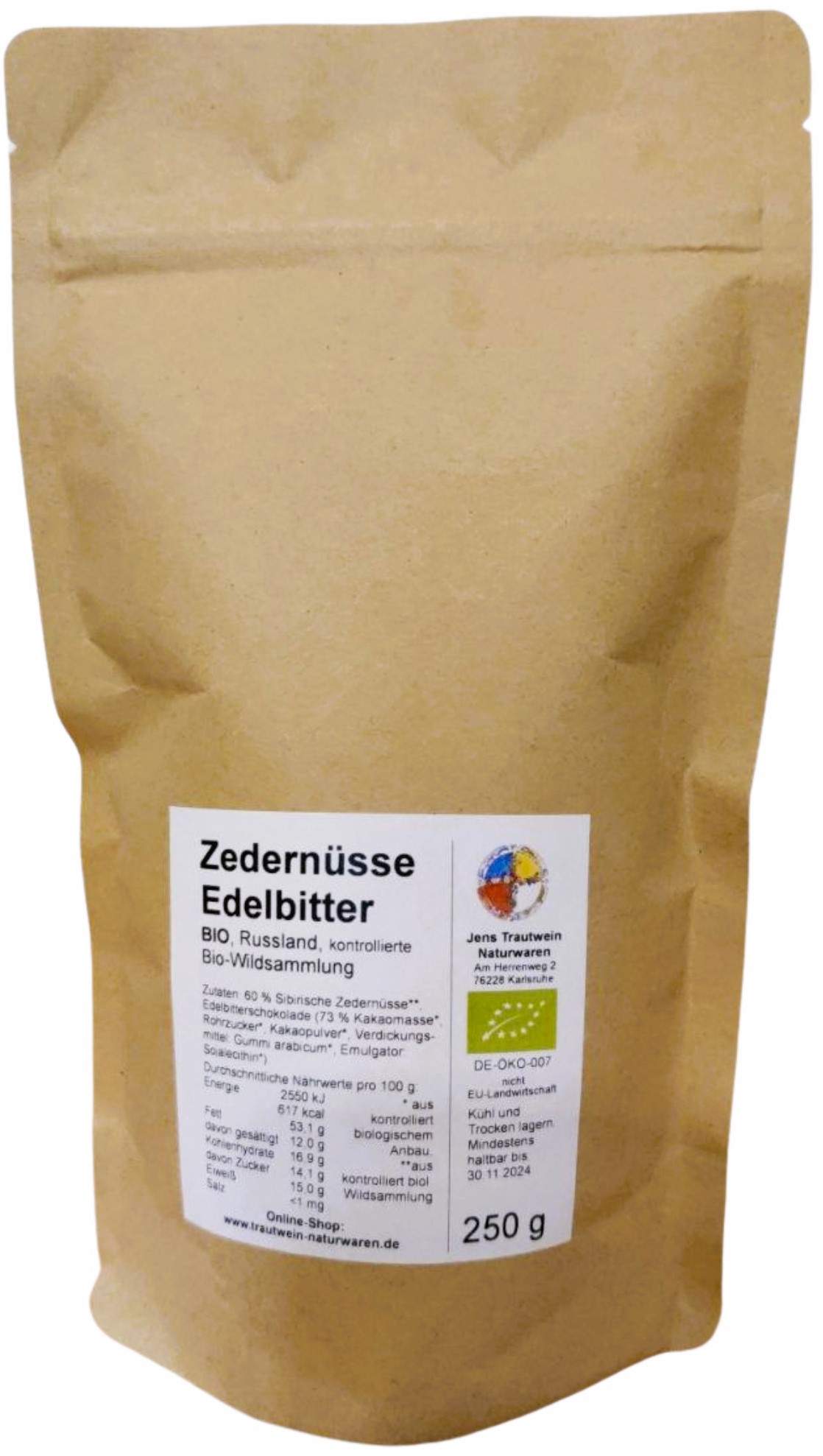 Zedernuss-Winter-Set, aus Wildsammlung