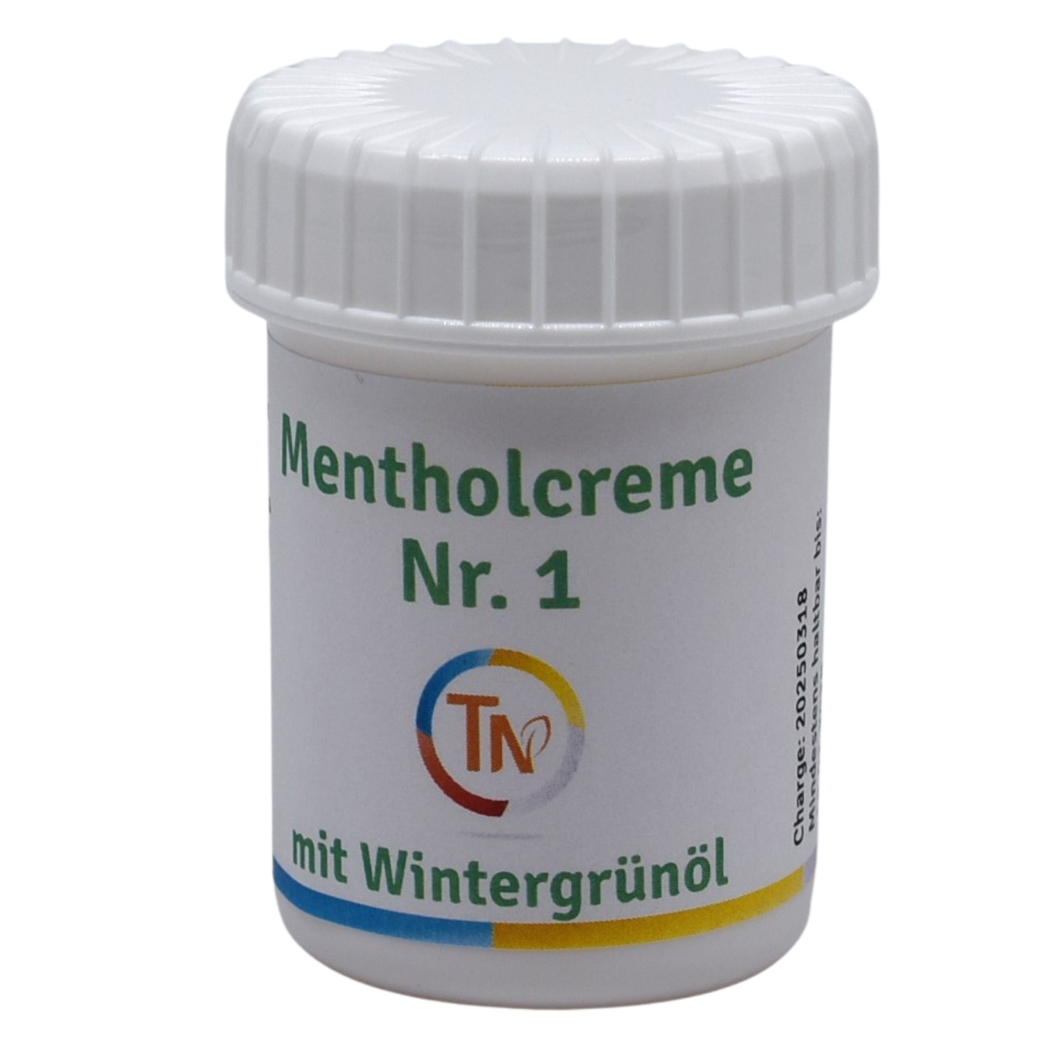 Mentholcreme M1, 30 ml, mit Wintergrünöl (grün), Duftbalsam